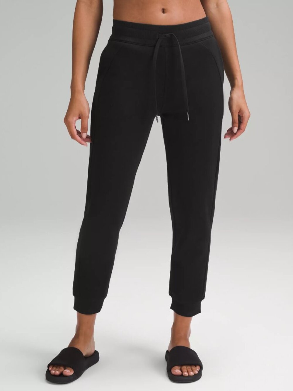 Lululemon Scuba High-Rise Jogger 7/8 Length Black Sweatpants Plus Size 20